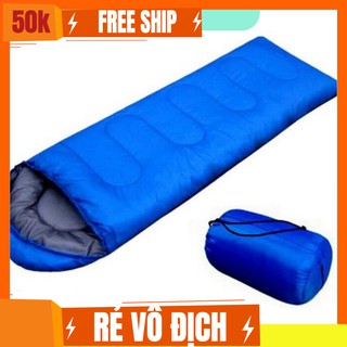 Túi ngủ du lịch - túi ngủ phượt- túi ngủ cho dân văn phòng loại 1kg( màu xanh nước biển)