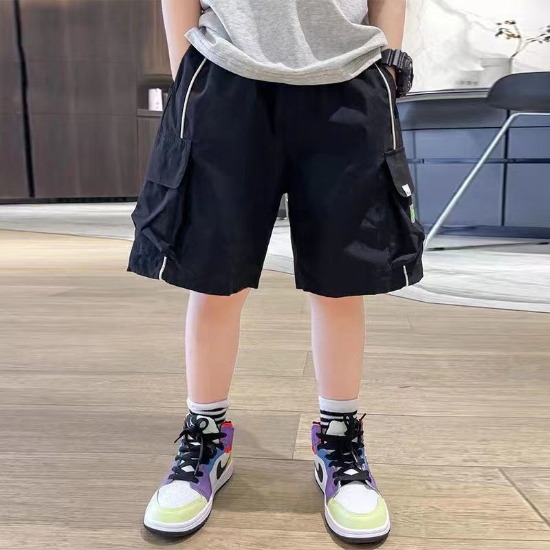 Quần Short Dáng Rộng Thiết Kế Mới Năng Động Thời Trang Mùa Hè Dành Cho Bé Trai 2022