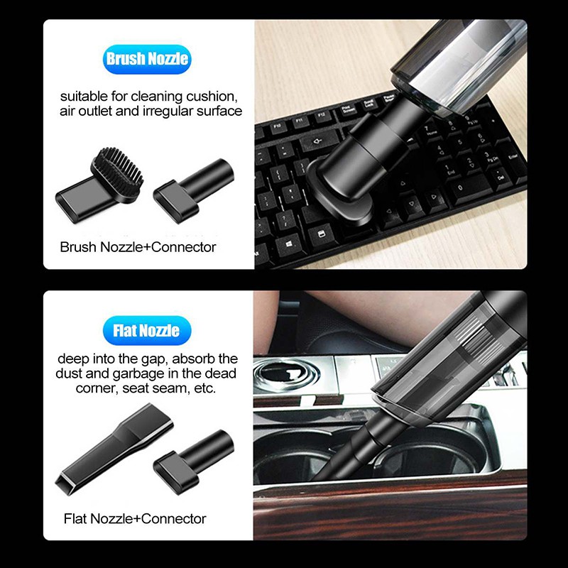 Máy hút bụi không dây cầm taycó thể sử dụng ướt và khô cho nhà / xe hơi | BigBuy360 - bigbuy360.vn