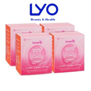 Combo 4 hộp nước uống Collagen InnerB Glowshot Vitamin C sáng da - 50ml X 6 chai