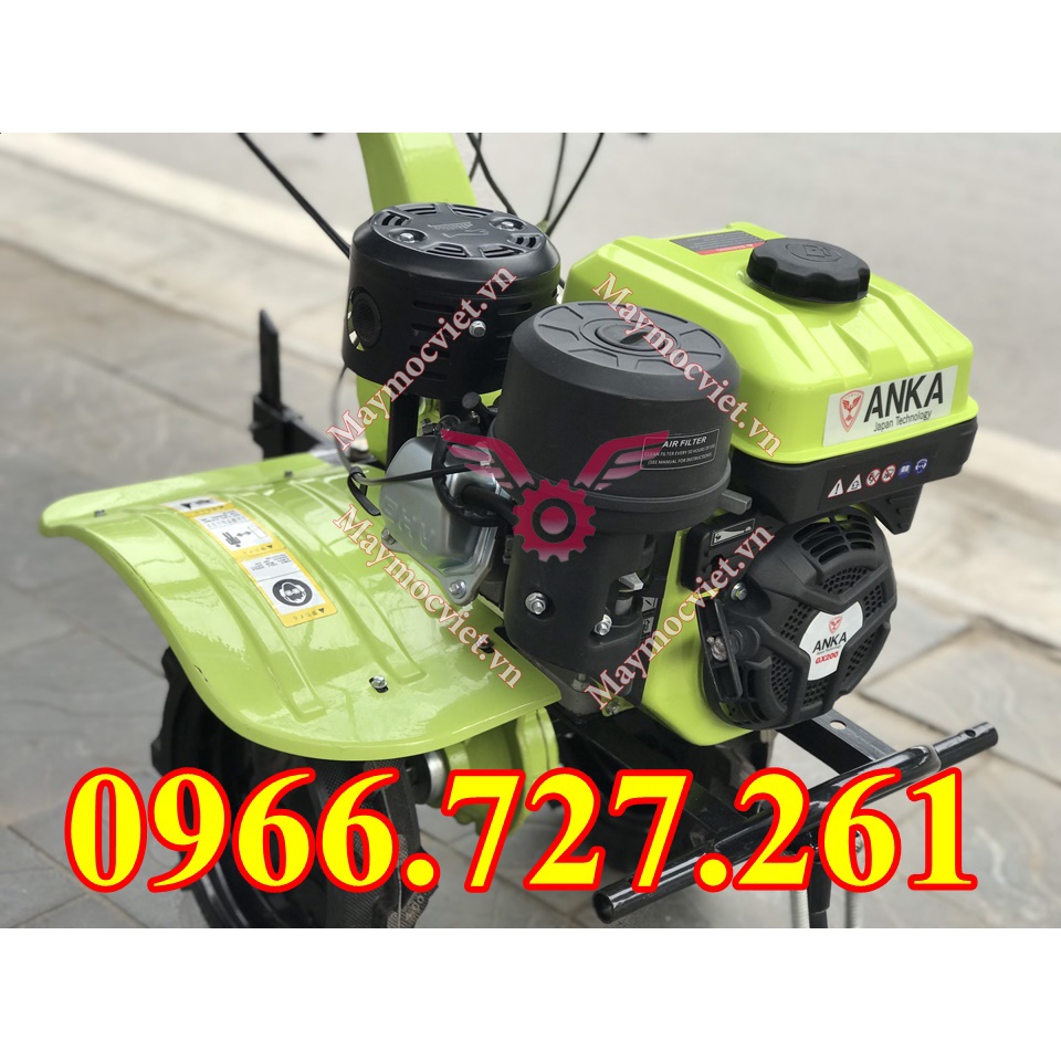 Máy xới đất mini xăng VinMax VM170F kèm dàn phay cơ bản hoạt động cường độ cao