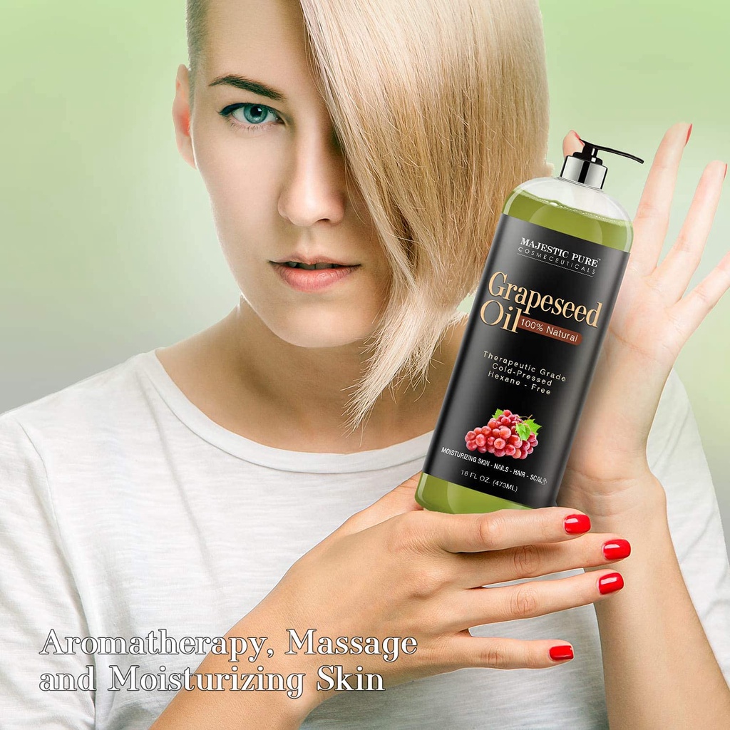 Dầu xoa bóp massage oil Majestic Pure chai 473ml [Hàng Mỹ]