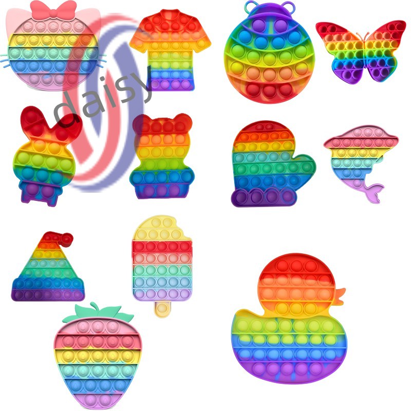 Đồ chơi nút bấm xả stress POP IT 2021 không gây tiếng ồn