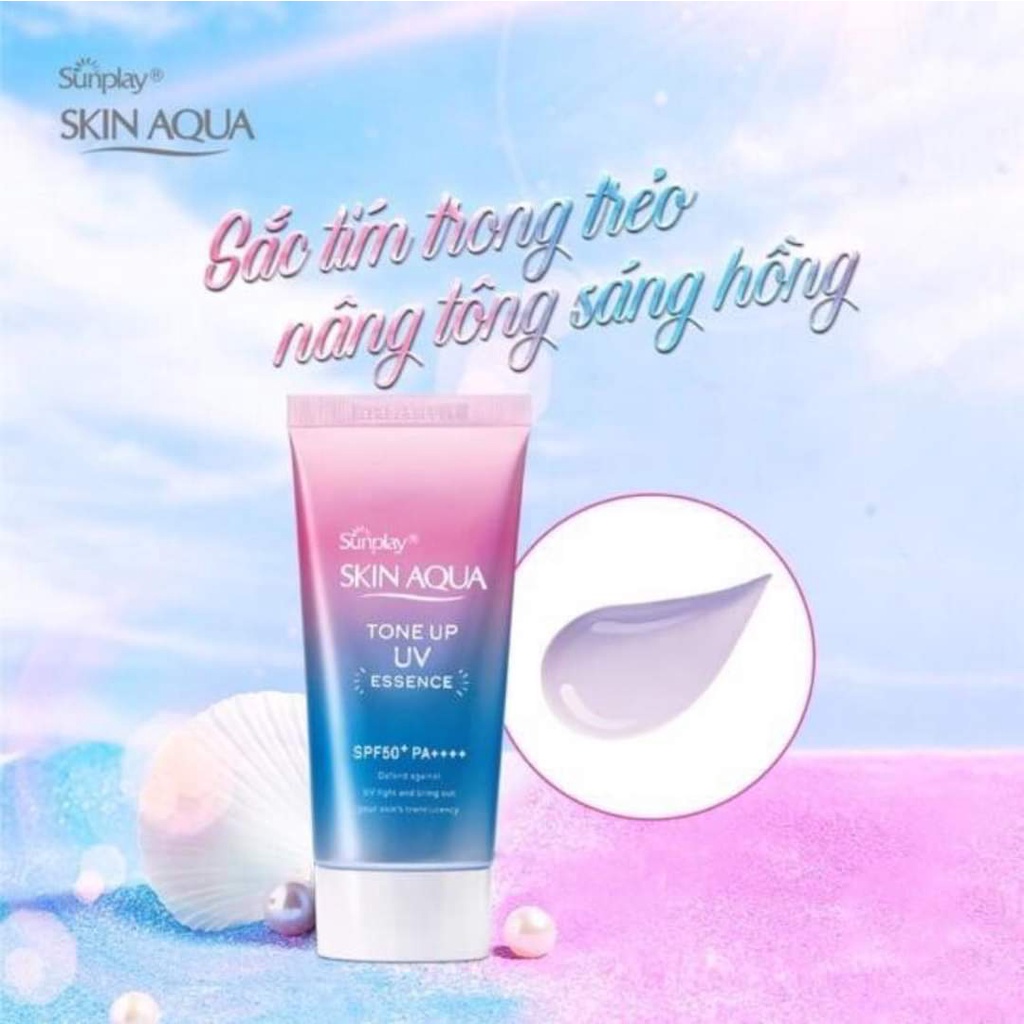 Kem chống nắng Sunplay Skin Aqua Tone Up UV Essence SPF50+ PA++++
