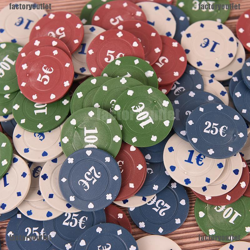 100 phỉnh Poker bằng nhựa chuyên nghiệp