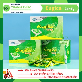 🅳🅰🆃🅴 𝟮𝟬𝟮𝟯 KẸO EUGICA CANDY 100 VIÊN Làm Ấm, Thông Cổ, Giúp Ngăn Ngừa Và Làm Dịu Cơn Ho, Giảm Đau Rát Họng Và Khản Tiếng