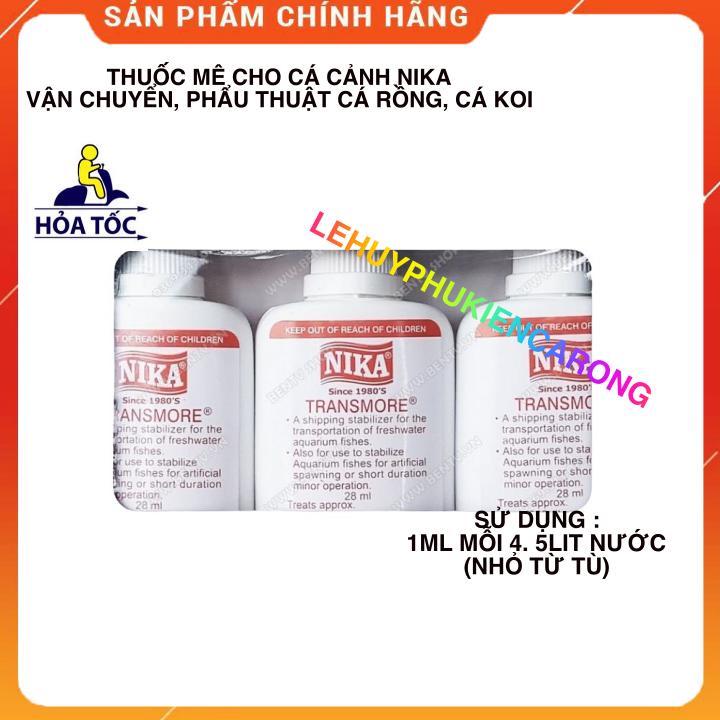 NIKA Dung Dịch Vận Chuyển Và Phẩu Thuật Cá Rồng, Cá Koi