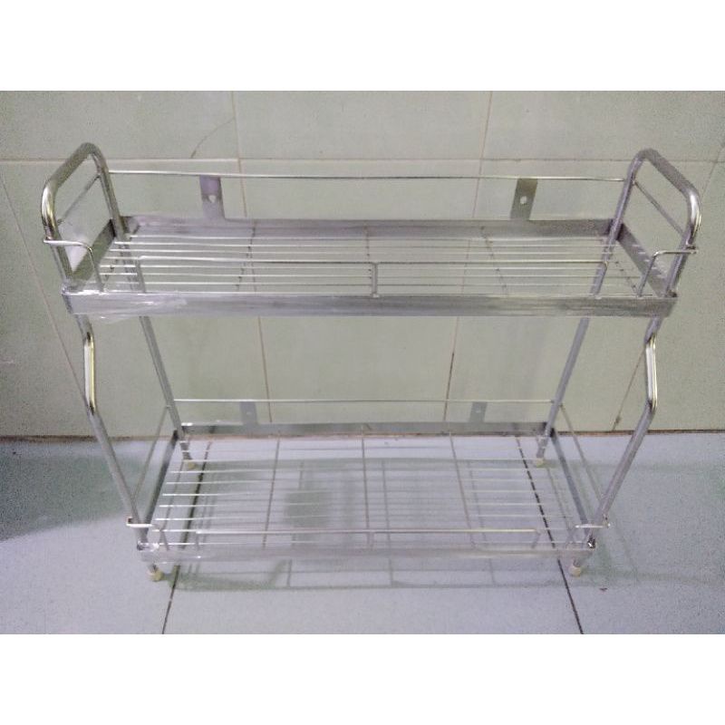 kệ gia vị 2 tầng inox 304, kệ phòng tắm