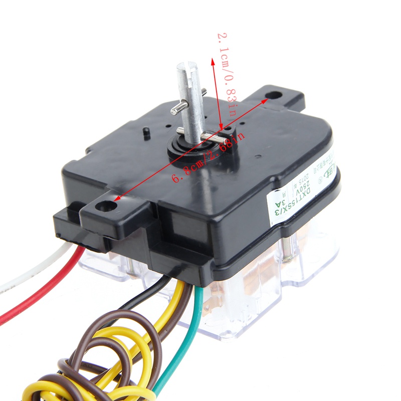 Đồng hồ hẹn giờ 6 dây 90 độ 68mm cho máy giặt chất lượng