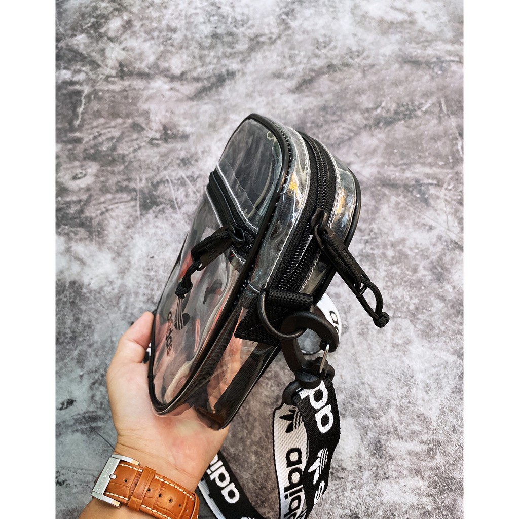 Túi đeo chéo Mini nam nữ Thời trang Trong suốt - Mini Bag - CROSBODY BAG BLACK CL5277
