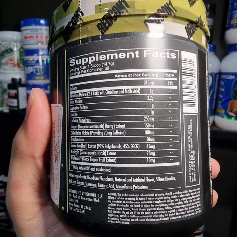 SAMPLE GÓI - Redcon1 TOTAL WAR - PRE WORKOUT DẠNG GÓI - TĂNG SỨC MẠNH - SỨC BỀN - CHÍNH HÃNG CÔNG TY BBT