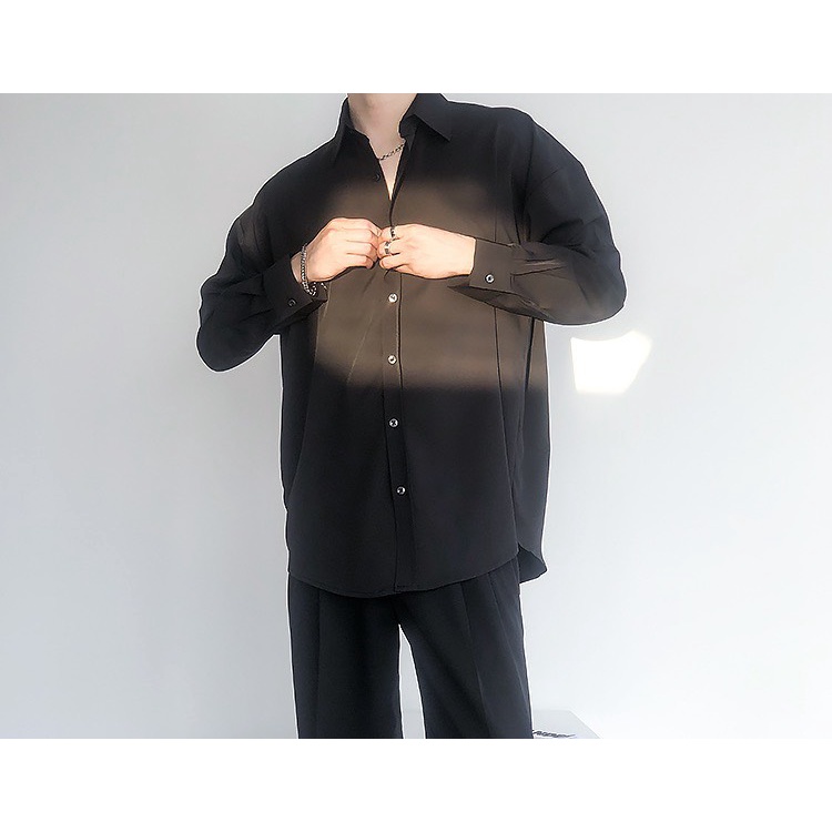 Áo sơ mi form rộng dài tay nam nữ 4M OFFICIAL, áo sơ mi trắng nữ nam basic unisex | BigBuy360 - bigbuy360.vn