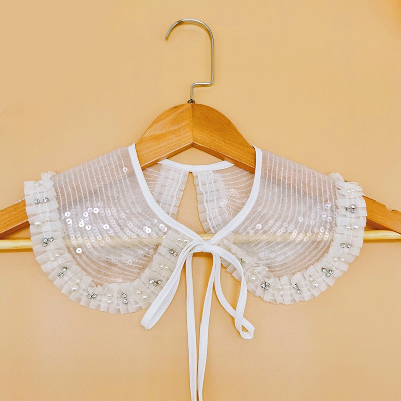 Khăn Quàng Cổ Đính Hạt Có Thể Tháo Rời Thời Trang Dành Cho Nữ