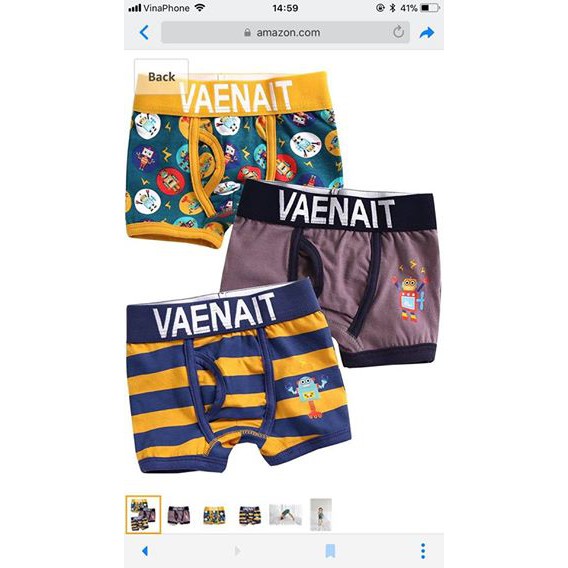 Quần sịp Vaenait Baby hàng dư xuất Mỹ