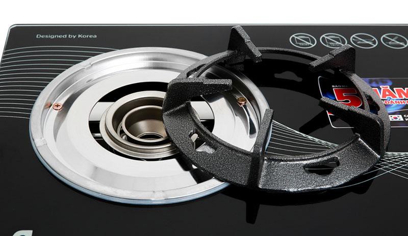 Bếp gas đôi Apex APB0816 hàng trưng bày+Tặng dây gas- Đầu đốt bằng đồng thau độ bền cao