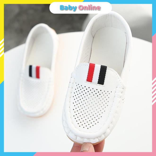 Giày Lười Moca Cho Bé Trai 2-6 tuổi Phong Cách Thời Trang Đáng Yêu Đế Mềm Chống Trơn