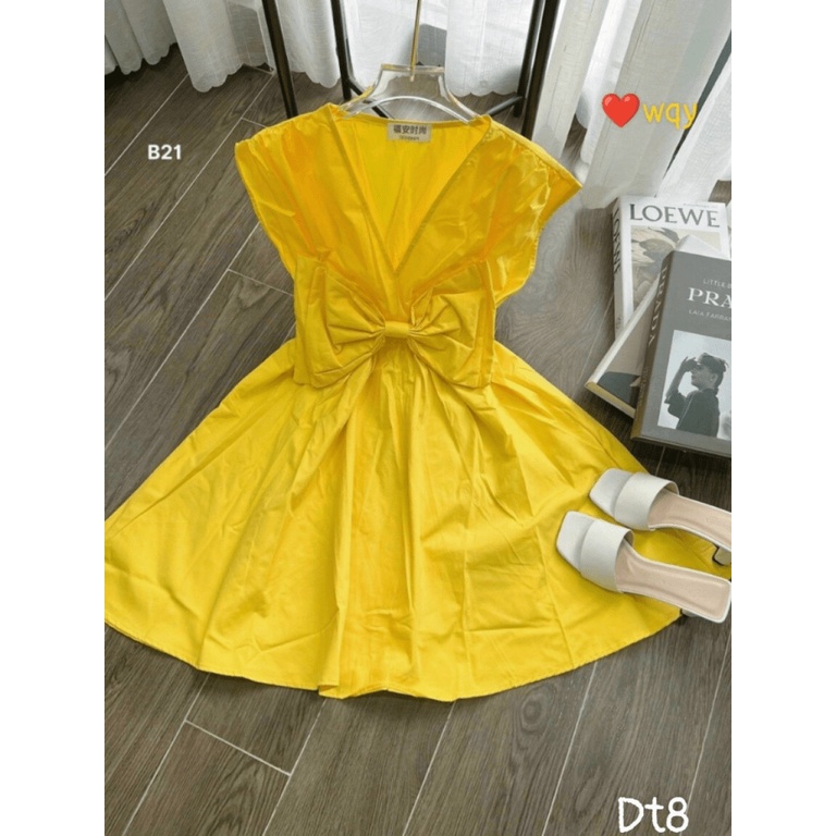 ĐẦM SUÔNG SIU PHỐI NƠ SANG CHẢNH GIẤU BỤNG ĐÁNG YÊU