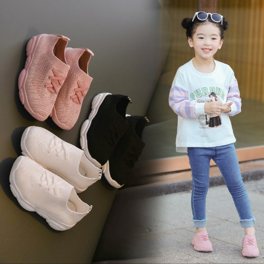 GIÀY THỂ THAO SNEAKER CỔ CHUN , CỰC ÊM CHO BÉ MKZ BABIE - MIKIMZA