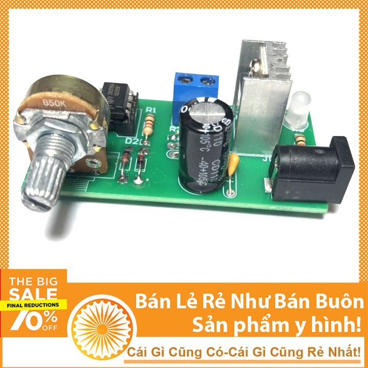 Anasa Điều Tốc Motor 12DC - Mạch Điều Khiển Tốc Độ Động Cơ Anasa