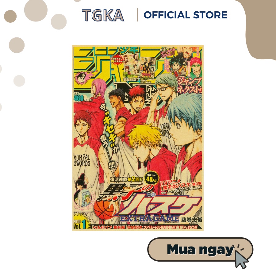 Poster anime Truyện Tranh Nhật Bản nhiều mẫu, bóc dán cực nhanh, in hình sắc nét