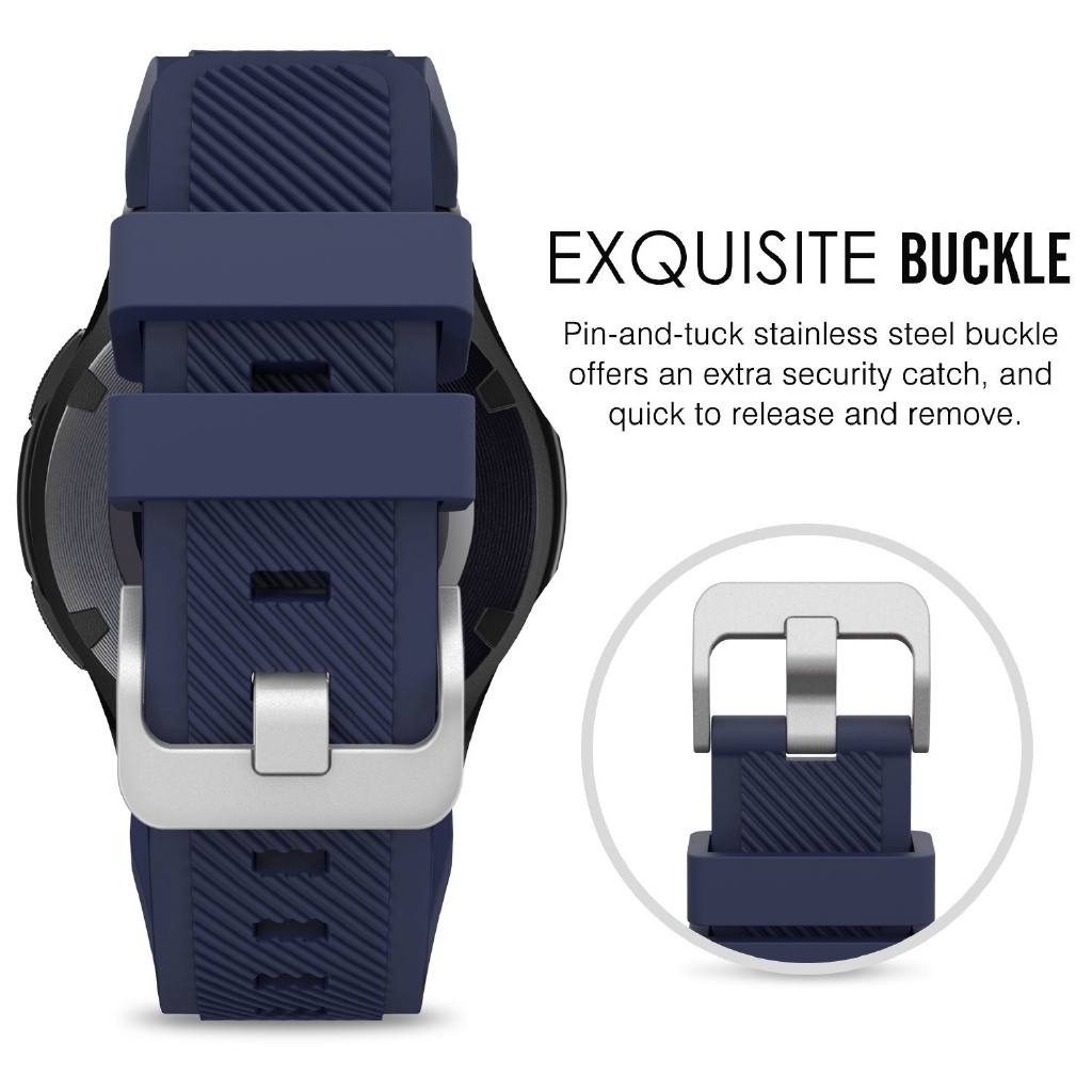 Dây Đeo Silicon 22mm Cho Đồng Hồ Huawei Watch Buds GT 2 2e GT2 Pro GT3 46mm SE /Honor GS Pro