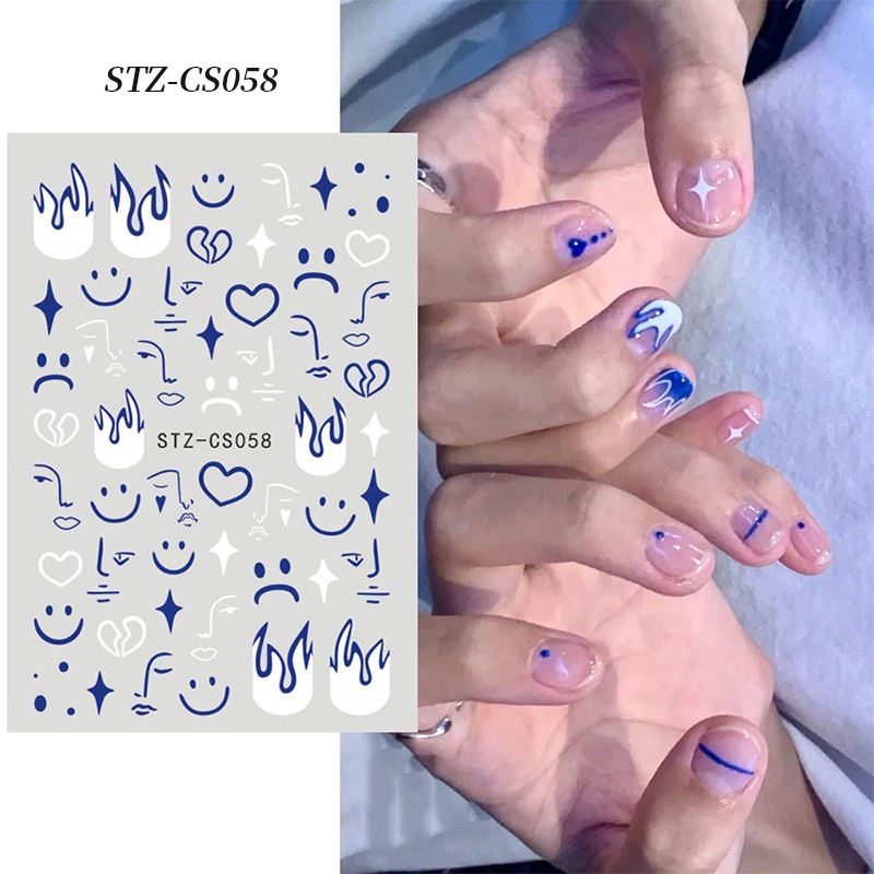 [Hàng mới về] Miếng Dán Trang Trí Móng Tay Thủ Công Thiết Kế Hình Lá Cây/Hình Halloween 3D