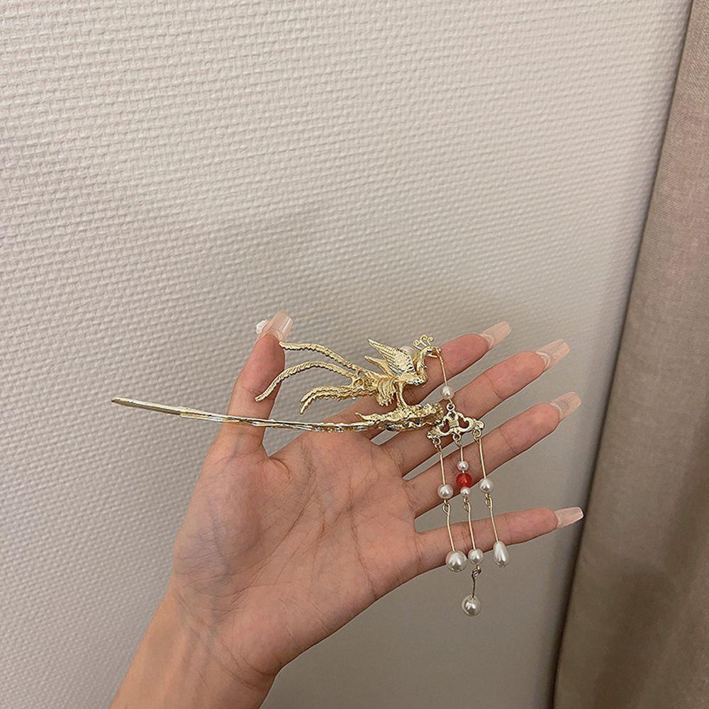 Trâm Cài Tóc Hình Phượng Hoàng Phong Cách Trung Hoa Cổ Điển