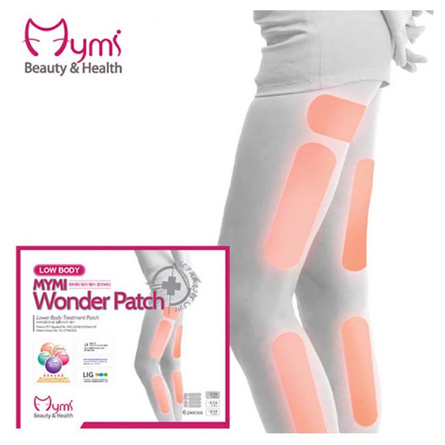 Bộ 3 Miếng Dán Giảm Mỡ Đùi Wonder Patch