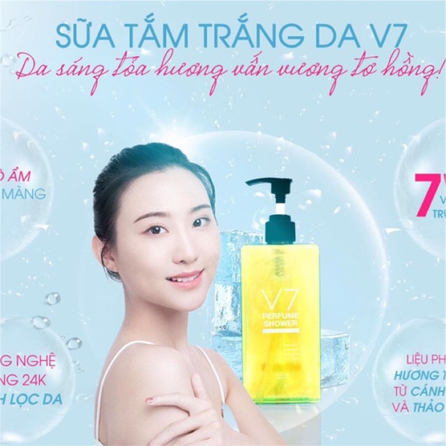 [kèm quà] SỮA TẮM TRẮNG DA CẤP ẨM V7 LAMER DR.LACIR