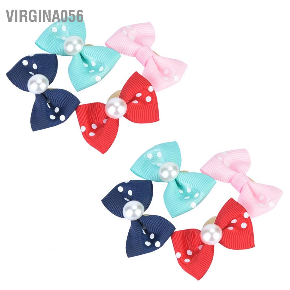 Hàng Hot 20 cái Nơ cài tóc cho chó với dây thun cho thú cưng Cún con Teddy Phụ kiện chải lông Màu sắc ngẫu nhiên Hàng giao ngayVirgina056