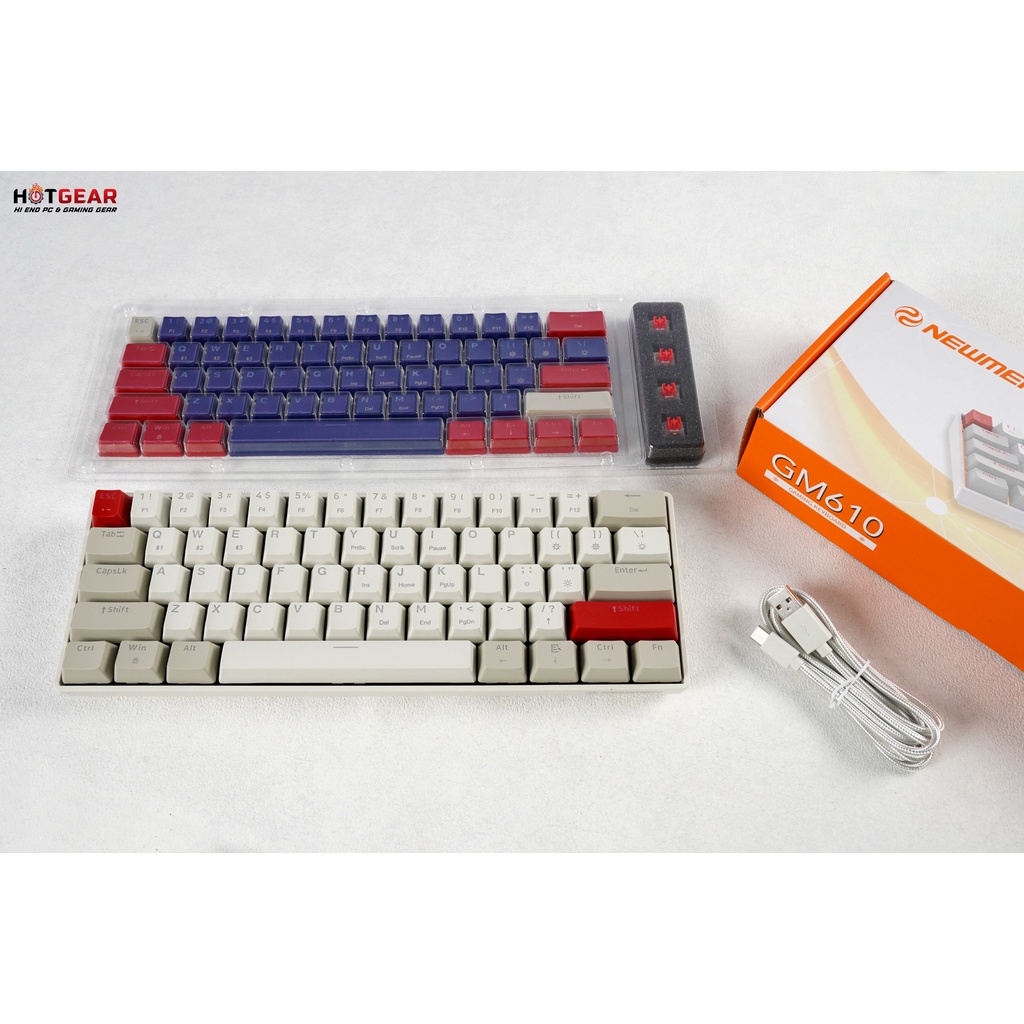 Bàn phím cơ Newmen Dual mode GM610 Bluetooth