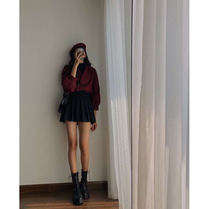 áo khoác kẻ houndstooth 021 | BigBuy360 - bigbuy360.vn