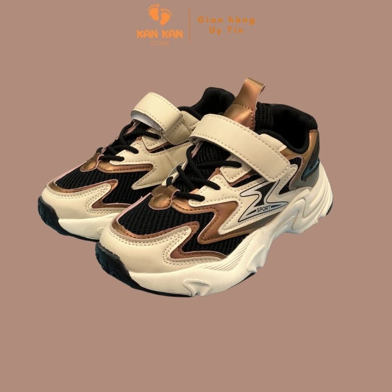 Giày Thể Thao Cho Bé KA067 Giày Trẻ Em Nam Nữ Sneaker Cao Cấp KanKanStore