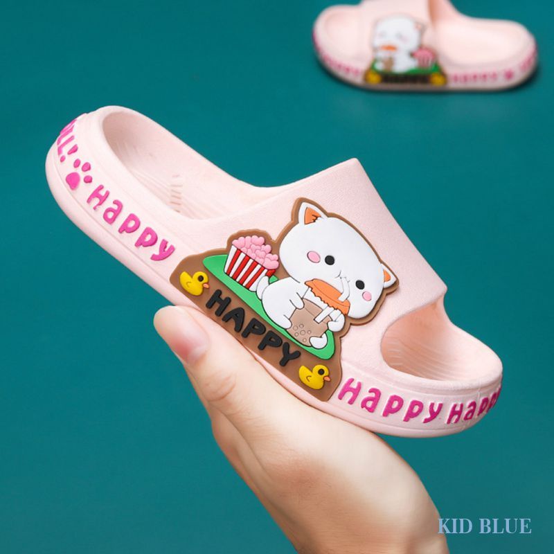 Dép Xỏ Ngón Đế Mềm Chống Trượt Họa Tiết Hoạt Hình Thời Trang Mùa Hè Cho Bé