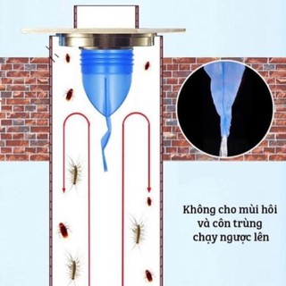 Bịt cống xanh silicol chống mùi