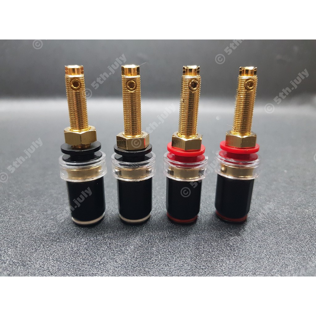 Bộ 4 chếc Cọc loa, Cọc âm ly cao cấp chân 30mm
