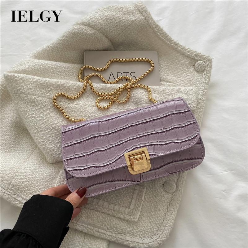 Túi đeo chéo IELGY họa tiết vân đá thời trang cho nữ