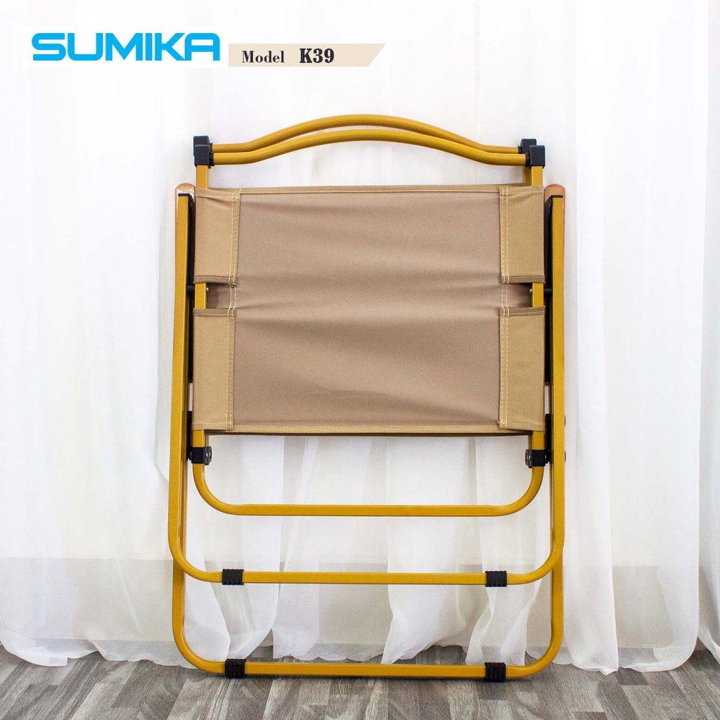 Ghế Picnic dã ngoại gấp gọn SUMIKA K39, Thiết Kế Tựa Lưng, Vải Oxford