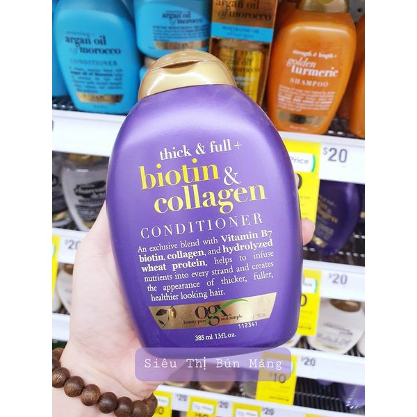 dầu xả biotin và collagen ORX Biotin & Collagen shampoo conditioner