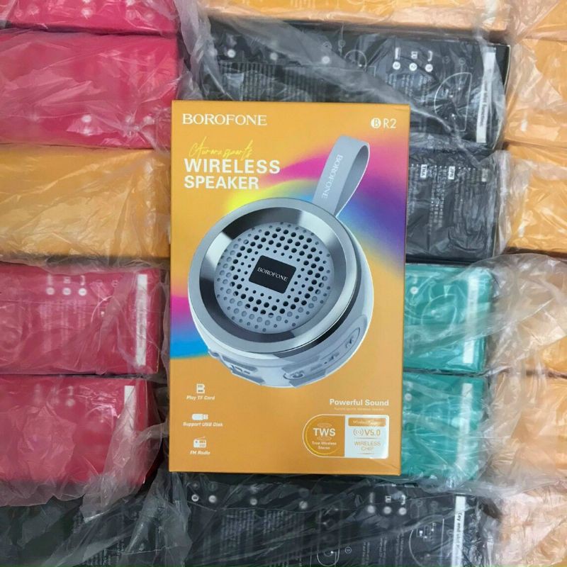 Loa Bluetooth BOROFONE BR2 tích điện, có cổng USB,thẻ nhớ