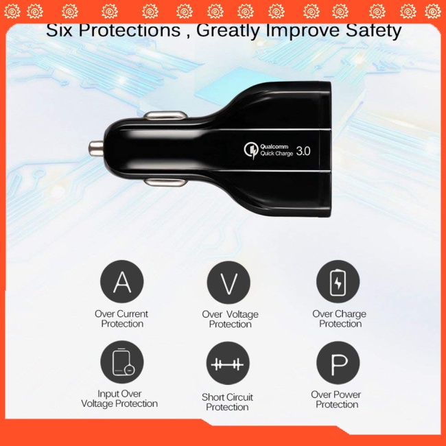 Cóc sạc 2 trong 1 hỗ trợ sạc nhanh tiện dụng gắn trong xe oto | BigBuy360 - bigbuy360.vn