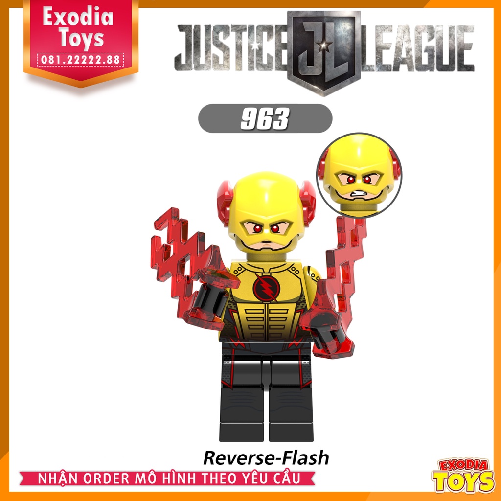 Xếp hình Minifigure DC Comics Siêu anh hùng Liên Minh Công Lý Justice League - Đồ Chơi Lắp Ghép Sáng Tạo - XINH X0219