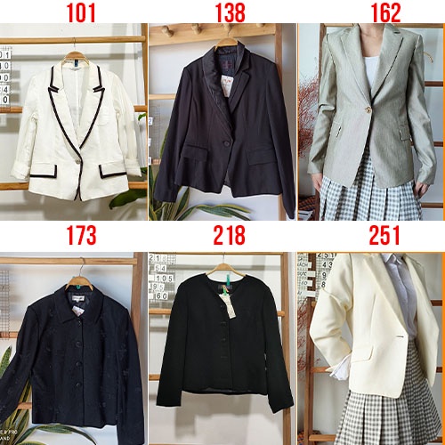 (2hand) Áo Blazer Nữ Dáng Ngắn và Lửng | BigBuy360 - bigbuy360.vn