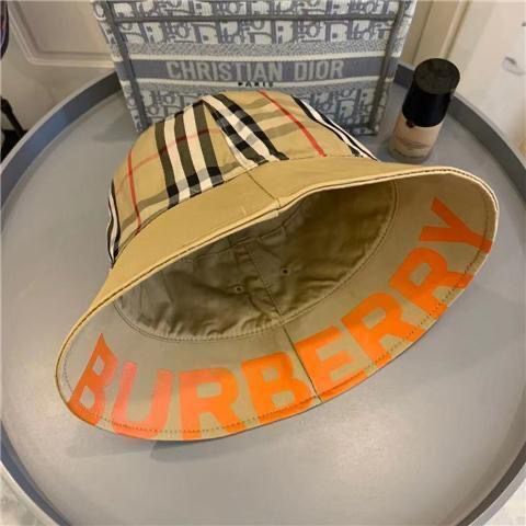 Nón Bucket Burberry Chống Nắng Phong Cách Vintage Cho Nam Nữ