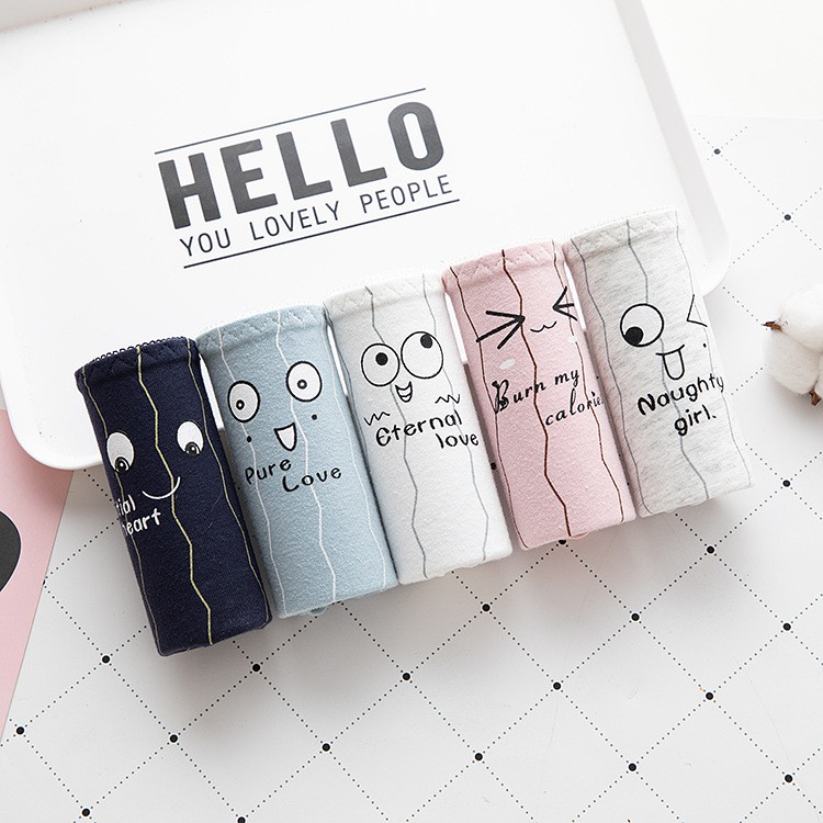 Quần Lót Chất Liệu Cotton Thiết Kế Thoải Mái In Hình Hoạt Hình Dành Cho Nữ | BigBuy360 - bigbuy360.vn