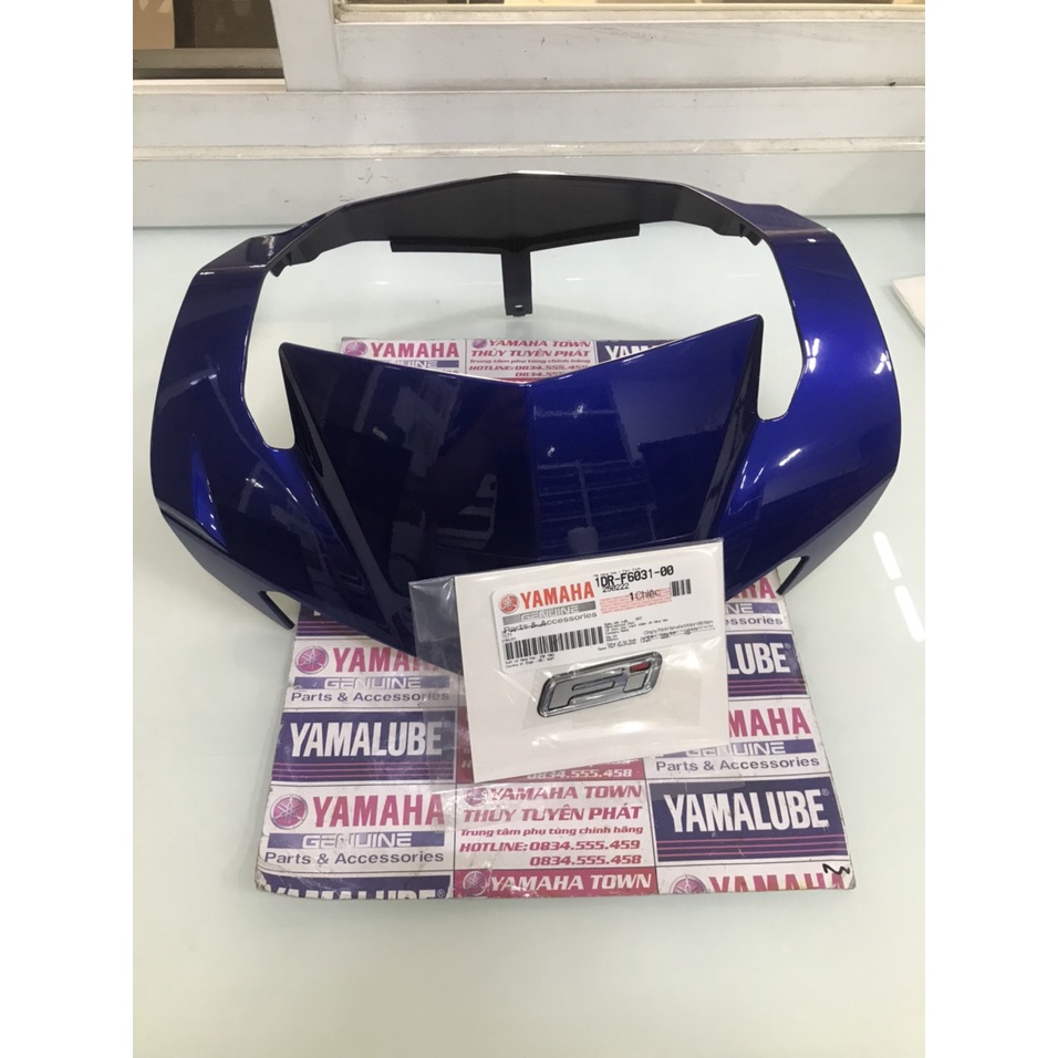 Mão ốp đầu xanh GP Yamaha Exciter 150 đời 2015-2018 zin chính hãng 100%