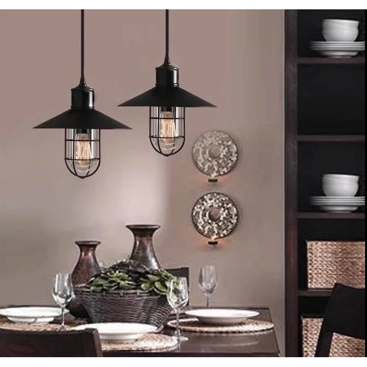 ĐÈN THẢ CHAO SẮT TRÒN Đèn thả chao chống nổ