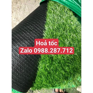 Thảm cỏ nhân tạo 1mv loại 3cm ship rẻ nhất sợi nhựa, sân vườn
