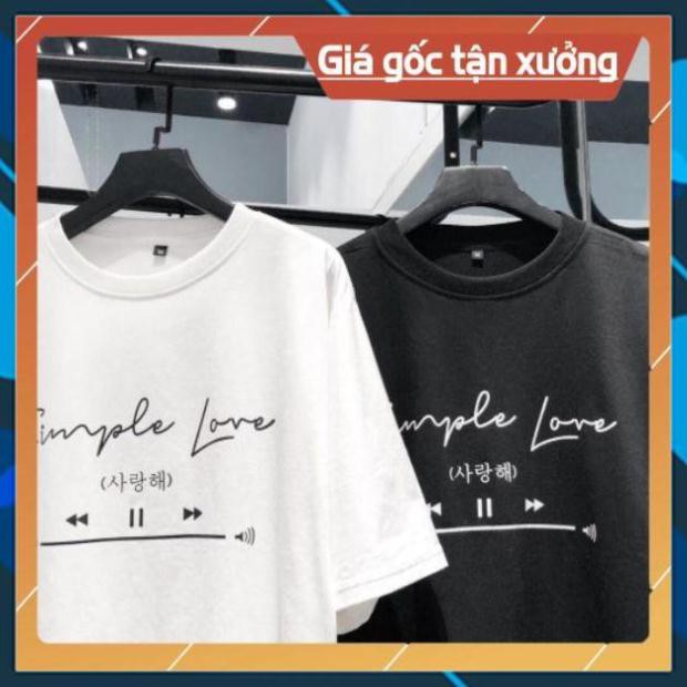 [SIÊU PHẨM] [HOT] 🔥XẢ HÀNG🔥 ÁO ĐÔI - Áo thun Simple Love cực HOT - Giá 1 áo