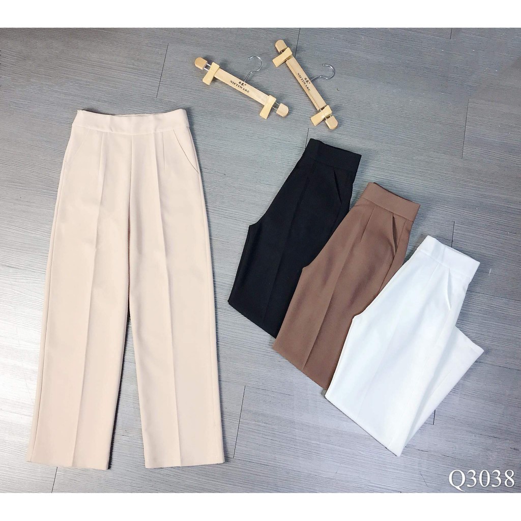 Quần tây ống rộng dáng suông basic, vải không nhăn CHUU Q3038 | BigBuy360 - bigbuy360.vn